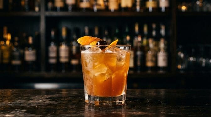 Blonde Smoothie cocktail in cocktail glass