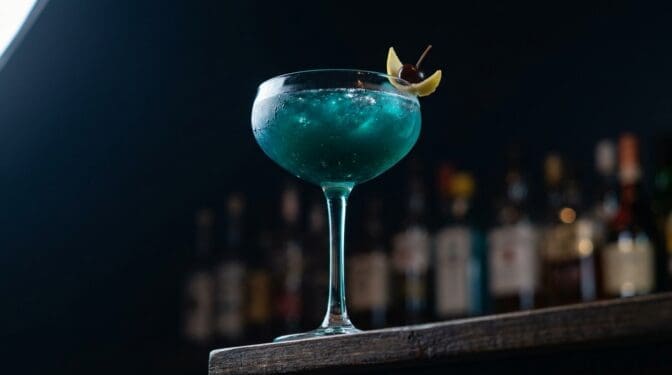 Blue Temptation Cocktail cocktail photo