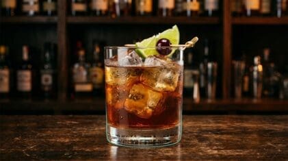 Bootneck cocktail in glass