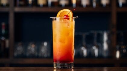 B`s Creamy Gift cocktail in glass