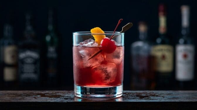 Cherry Poppin’ Scotty Cocktail cocktail photo