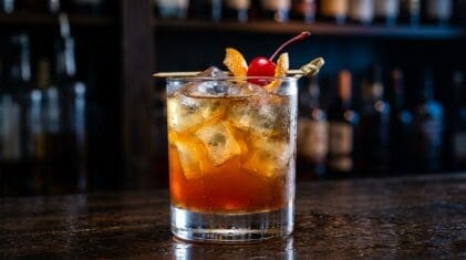Crack Juice cocktail in glass