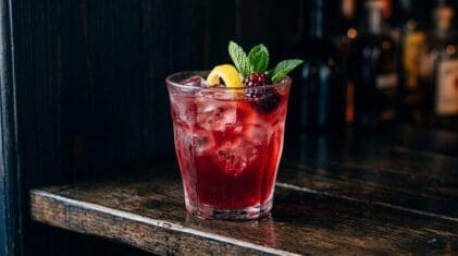 Dancing Dutchman cocktail in glass