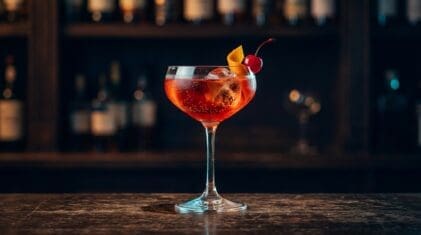 Dewberry Martini cocktail