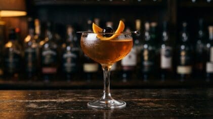 DJ Shooters cocktail in cocktail glass