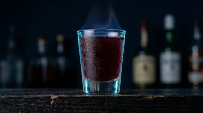 Flaming Asshole 2 Shot cocktail photo