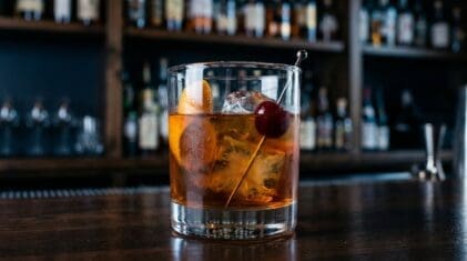 Martini Milano cocktail