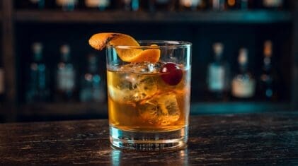 Mexican Hillbilly cocktail in glass