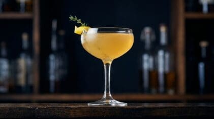 Nick and Nora Martini cocktail
