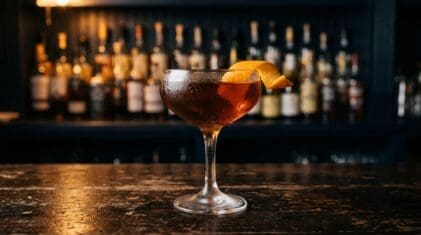 Sex on the Beach – Podcast cocktail in cocktail glass