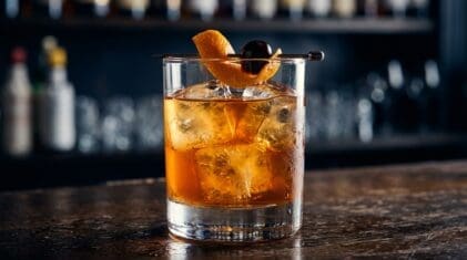 Time Killer cocktail in glass