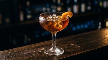Tripwire cocktail in glass
