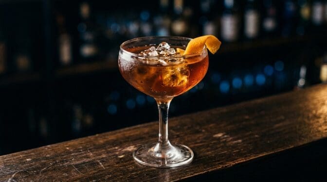 Tripwire cocktail in glass