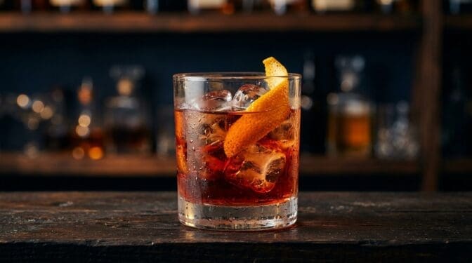 Wild Peppertini cocktail in glass