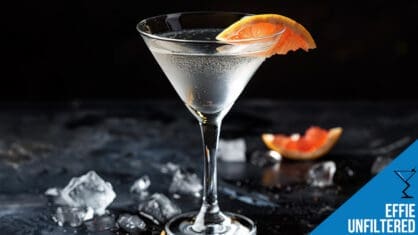 Effie Unfiltered Cocktail - Hunger Games Inspired Martini