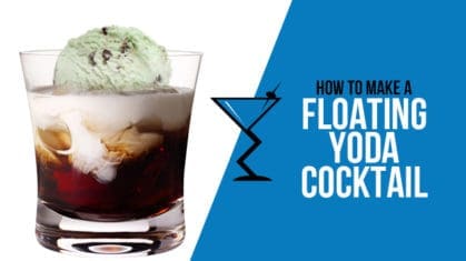 Floating Yoda Cocktail