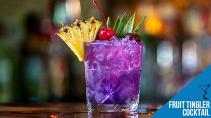 Fruit Tingle Cocktail Recipe: A Sweet Purple Deligh