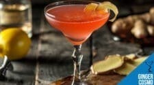 Ginger Cosmo Cocktail Recipe - Spicy Twist on a Classic