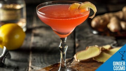 Ginger Cosmo Cocktail Recipe - Spicy Twist on a Classic
