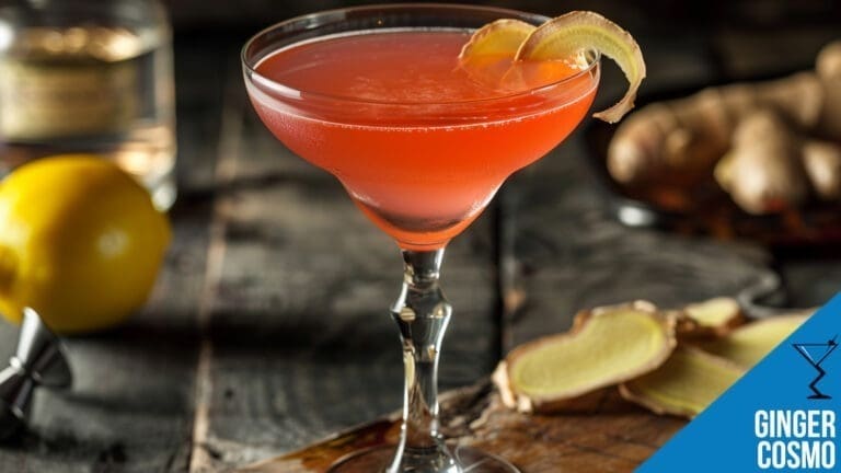 Ginger Cosmo Cocktail