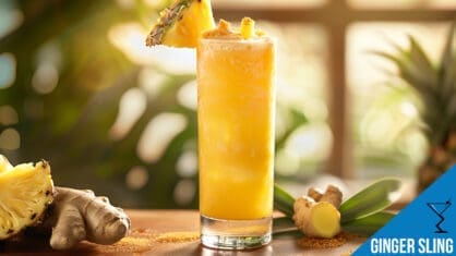 Ginger Sling Cocktail Recipe - A Refreshing Caribbean Twist