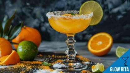 Glow Rita Cocktail Recipe - Sparkling Margarita with a Twist