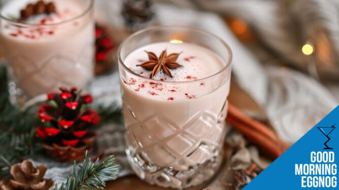 Good Morning Eggnog Recipe - Unique Red Wine and Port Twist