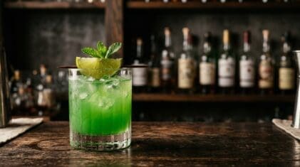 Green Bomber cocktail