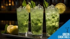Green Cocktails & Drinks