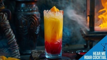 Hear Me Roar Cocktail Recipe - Game of Thrones Inspired Mango Treat