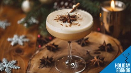 Holiday Eggnog Recipe - Classic Bourbon and Rum Punch