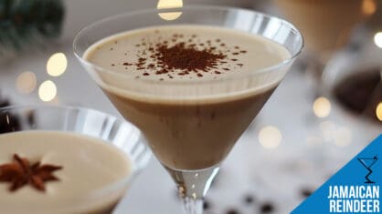 Jamaican Reindeer Cocktail Recipe - A Festive Rum and Eggnog Mix