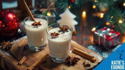 Katie's Eggnog Recipe - Creamy, Boozy Holiday Punch