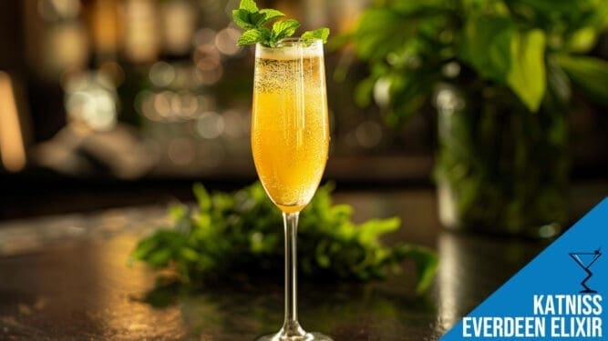 Katniss Everdeen Elixir Cocktail Recipe - Sparkling Hunger Games Drink