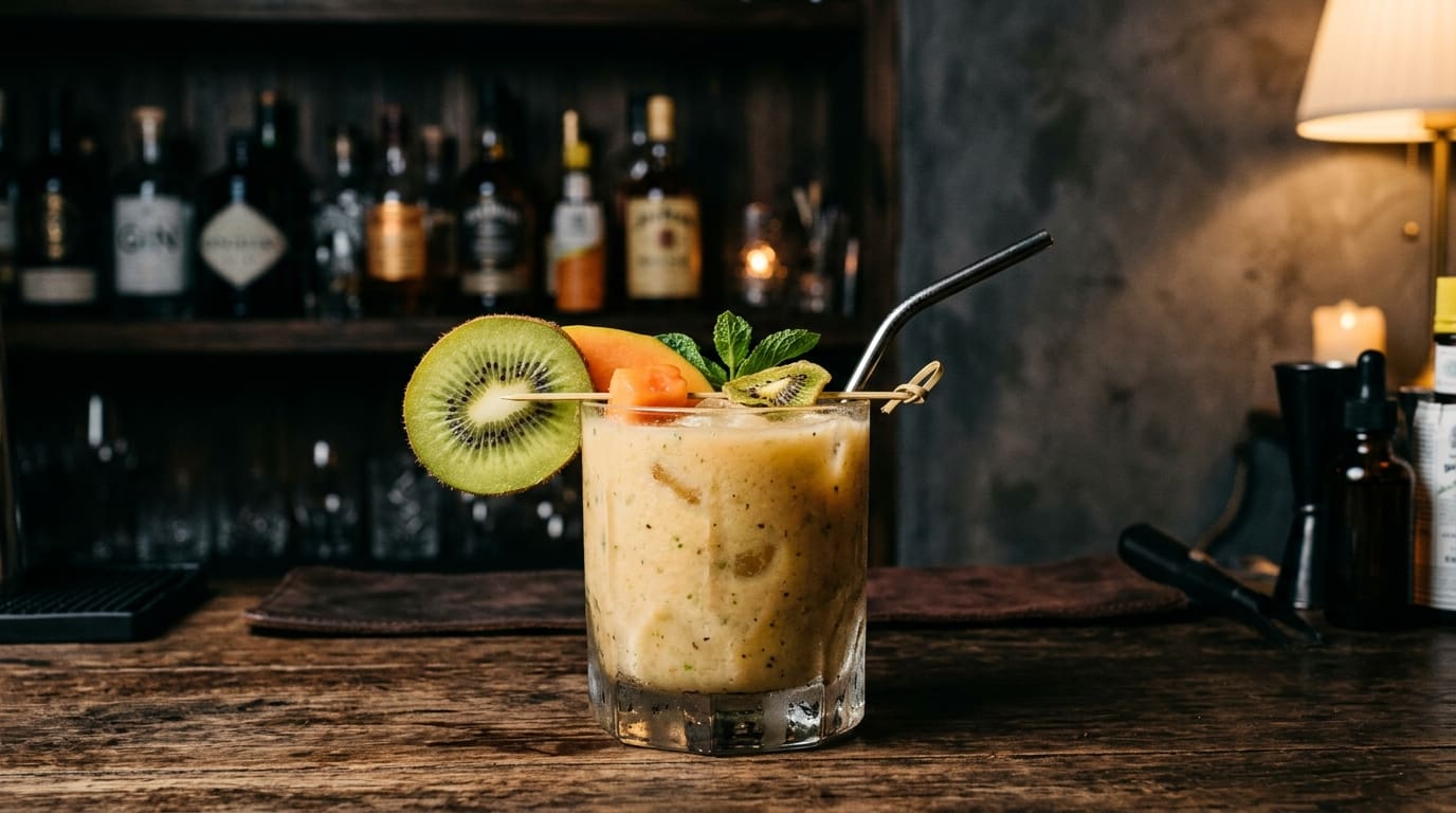 Kiwi Papaya Smoothie