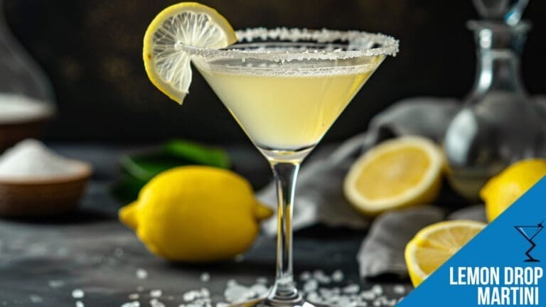 Perfect Lemon Drop Martini Cocktail