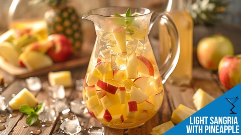 Light Sangria With Pineapple