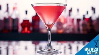 Mae West Martini Recipe - Glamorous Vodka and Cranberry Cocktail