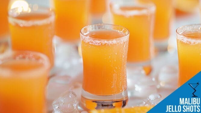 Malibu Jello Shot Recipe - A Tropical Blend of Coconut Rum and Peach Passion Jello