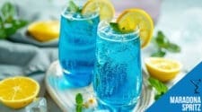 Maradona Spritz Cocktail Recipe - Refreshing Blue Delight