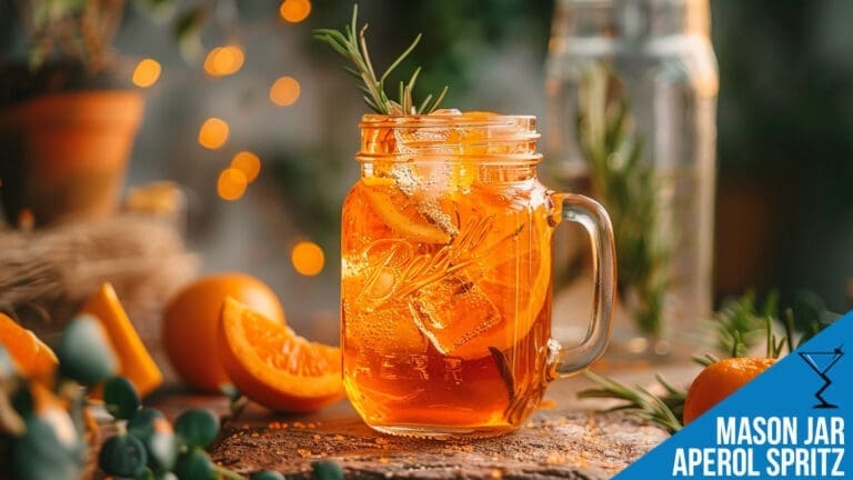 Mason Jar Aperol Spritz