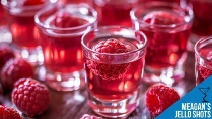 Meagan's Jello Shots Recipe - A Fruity Mix of Raspberry Vodka and Jello