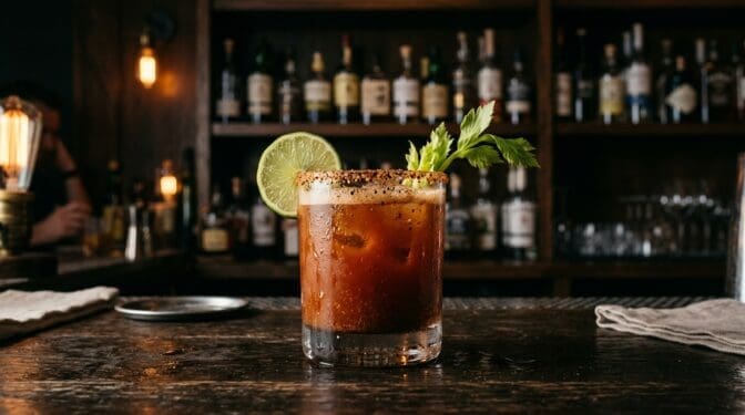 Michelada cocktail