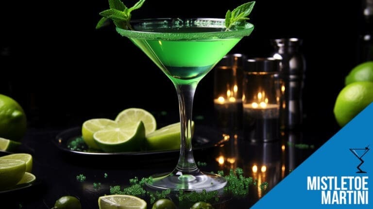 Mistletoe Martini Cocktail