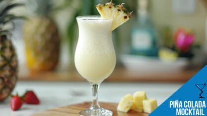 Easy Piña Colada Mocktail Recipe