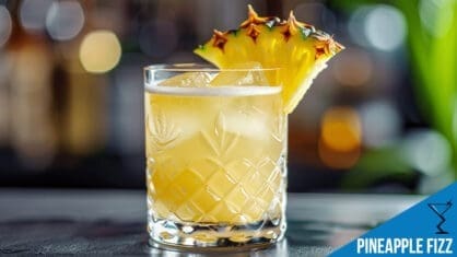 Pineapple Fizz Cocktail Recipe - Tropical and Refreshing