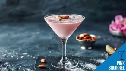 Pink Squirrel Cocktail Recipe - A Creamy and Nutty Delight