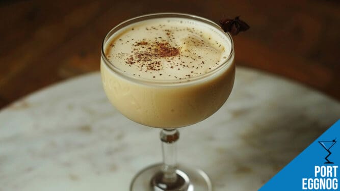 Port Eggnog Cocktail Recipe - Rich and Creamy Holiday Delight