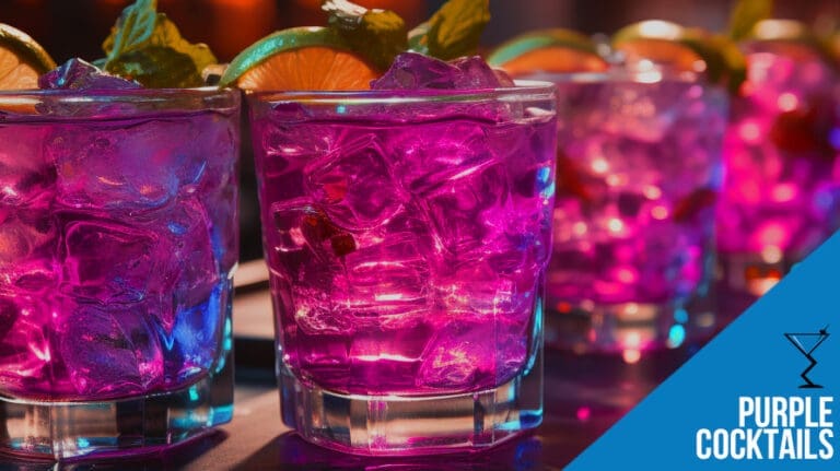 Purple Cocktails & Drinks
