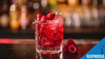 Raspiroska Cocktail Recipe - Refreshing Raspberry Delight